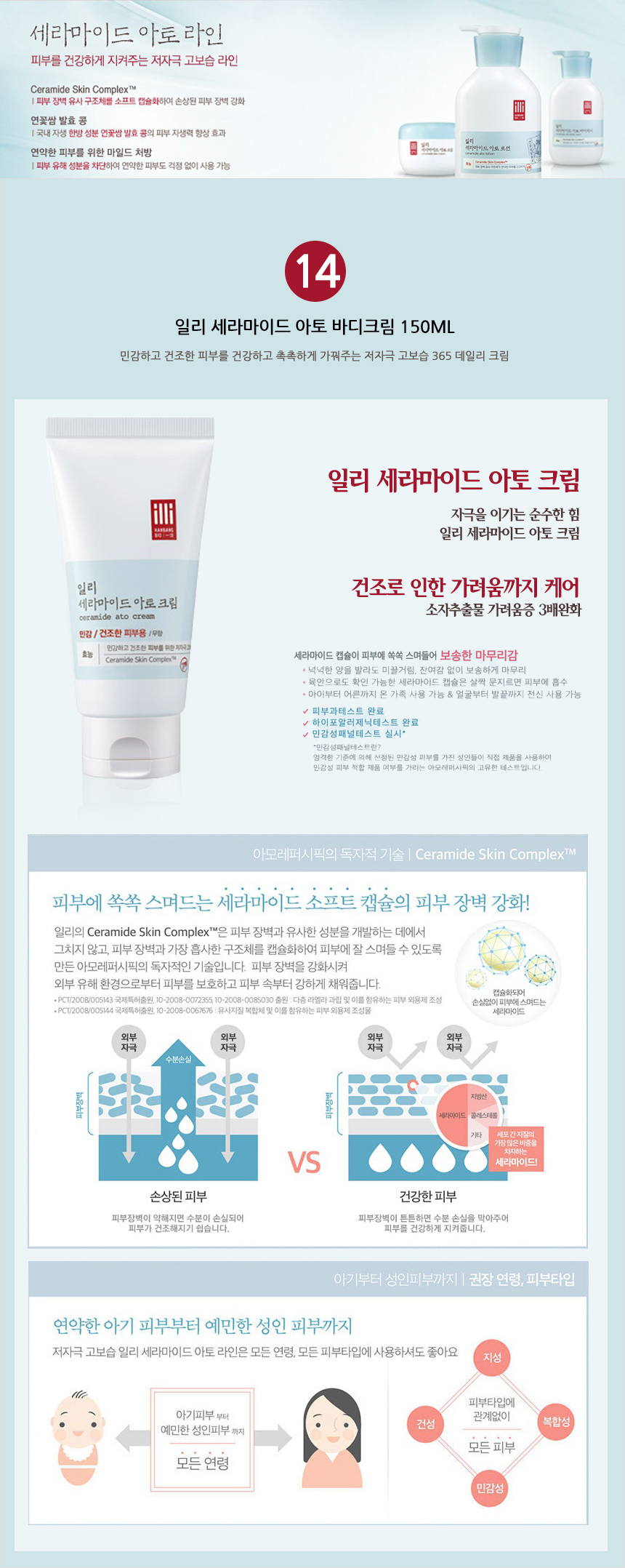 New Ily Ceramide Ato Cream 200ml